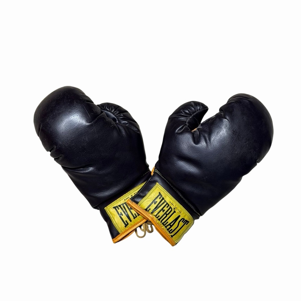 Vintage Everlast 2922 Boxing Gloves Made In USA Brown Lace Up